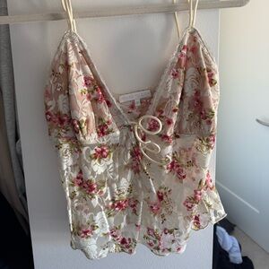 Floral Lace Women Top